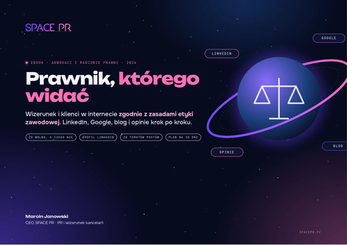 Okładka ebooka „Prawnik, którego widać”